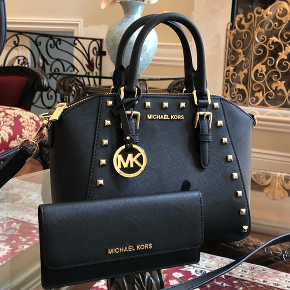 Authentic Michael Kors Ciara handbag&wallet set - Picture 2 of 8